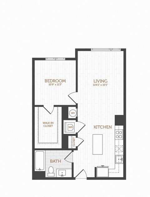 floor plan of 55 north third floor of the residences atmask